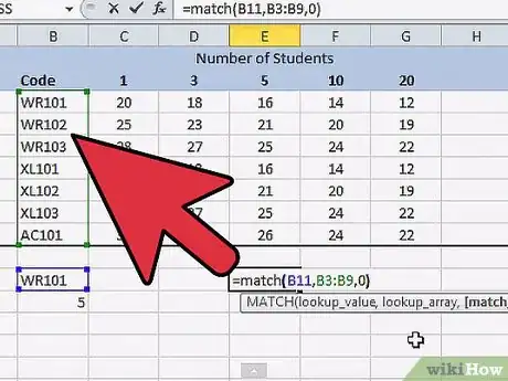 Image intitulée Match Data in Excel Step 6
