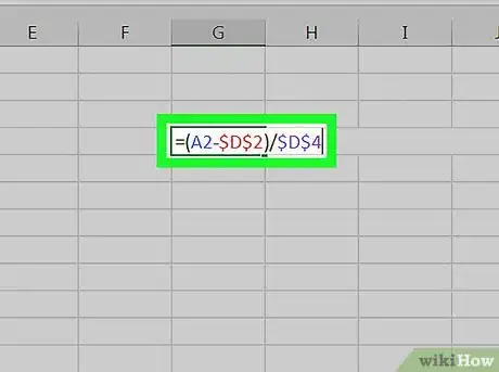 Image intitulée Calculate a Z Score in Excel Step 4