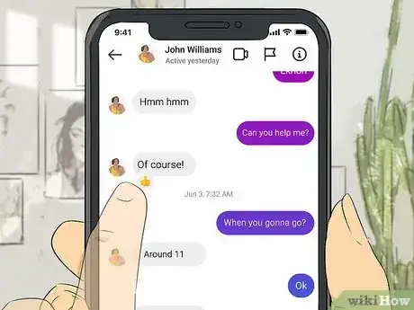 Image intitulée React to Messages on Instagram Step 4
