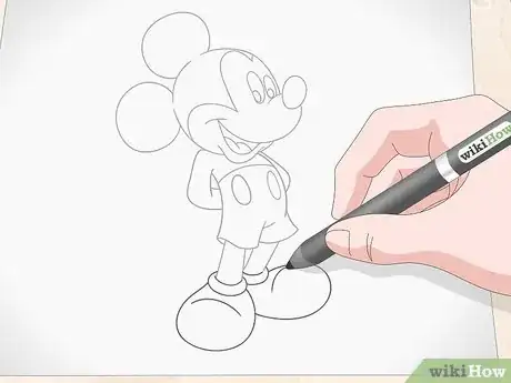 Image intitulée Draw Mickey Mouse Step 28