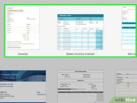 Image intitulée Make an Invoice on Excel Step 11