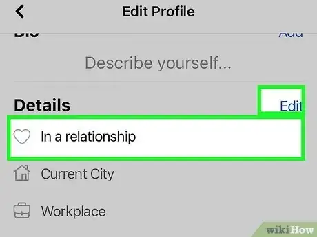 Image intitulée Change Your Relationship Status on Facebook Step 3