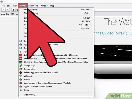 Image intitulée Clear History in Safari Step 5
