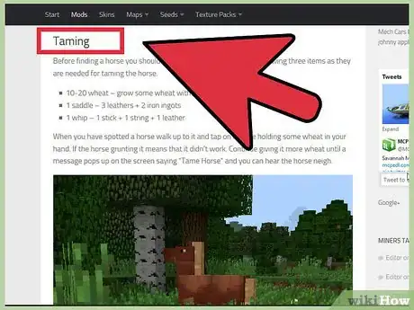 Image intitulée Tame a Horse in Minecraft Step 12