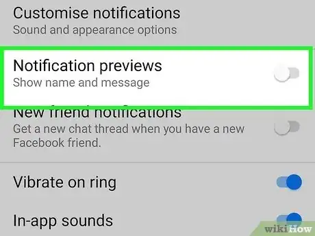 Image intitulée Turn Off Facebook Messenger Notifications Step 13