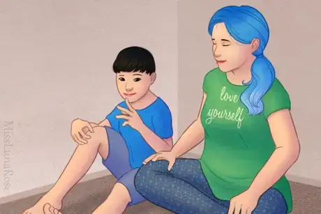 Image intitulée Autistic Siblings Sit on Floor.png