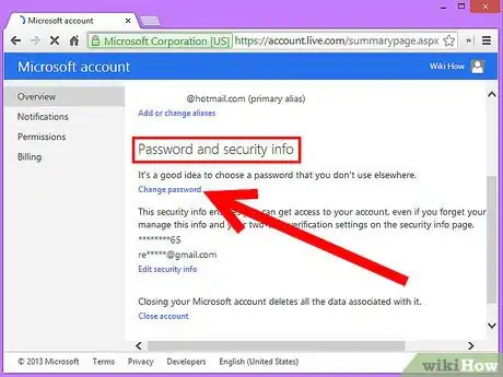 Image intitulée Change MSN Password Step 3