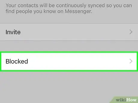 Image intitulée Unblock Someone on Facebook Messenger Step 4