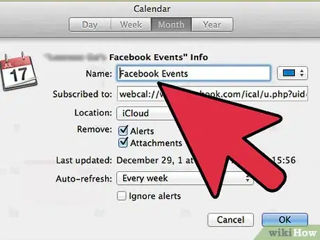 Image intitulée Sync Facebook Events to iCal Step 7