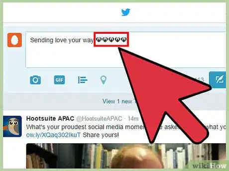 Image intitulée Make a Heart on Twitter Step 5