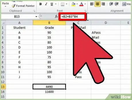 Image intitulée Type Formulas in Microsoft Excel Step 7