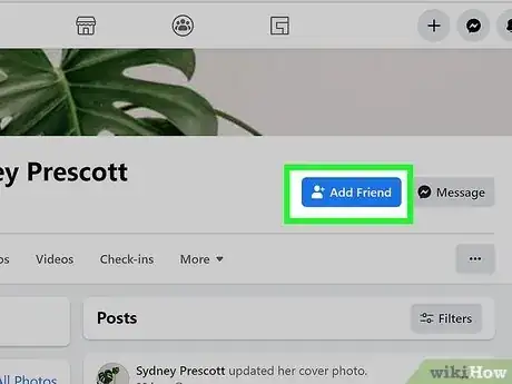 Image intitulée Add Friends on Facebook Step 8