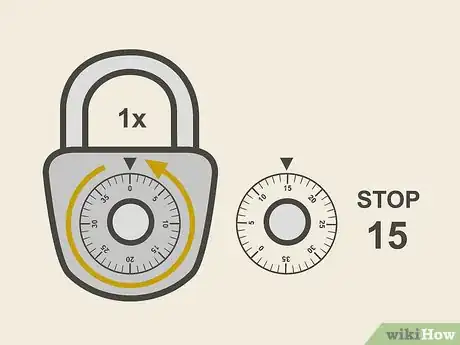 Image intitulée Open a Combination Lock Step 6