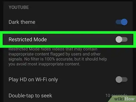 Image intitulée Turn Off YouTube Restricted Mode Step 11