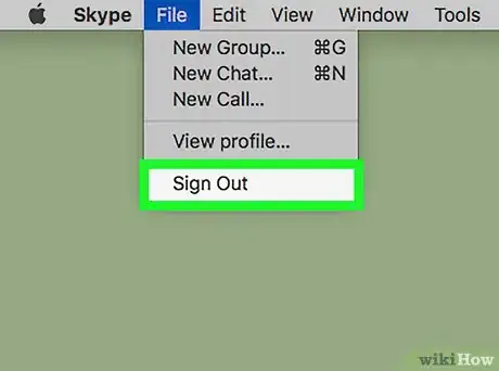 Image intitulée Logout of Skype Step 14