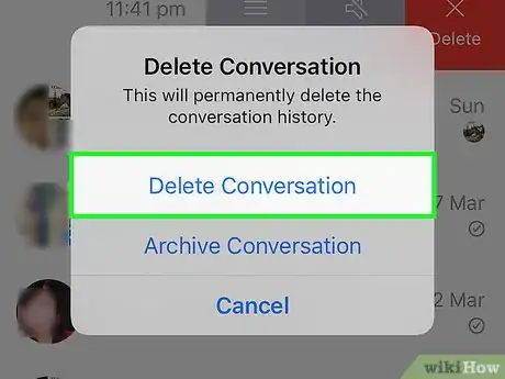 Image intitulée Permanently Delete Facebook Messages Step 6