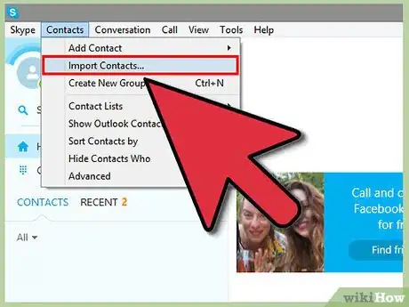 Image intitulée Add Contacts to Skype Step 6