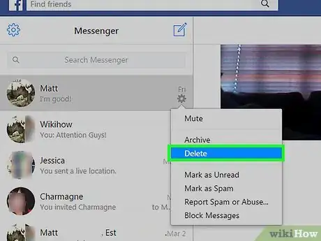 Image intitulée Permanently Delete Facebook Messages Step 19