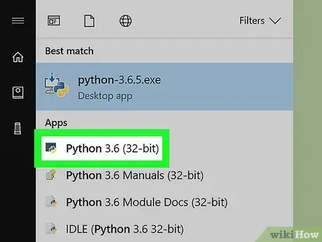 Image intitulée Check Python