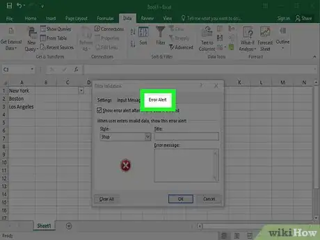 Image intitulée Create a Drop Down List in Excel Step 15