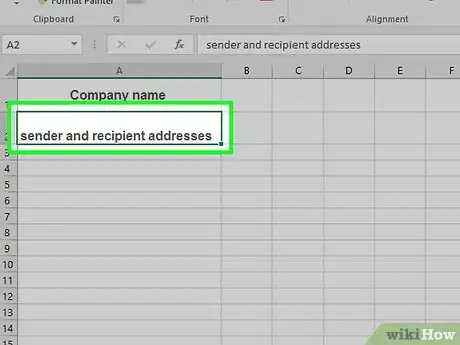 Image intitulée Make an Invoice on Excel Step 20