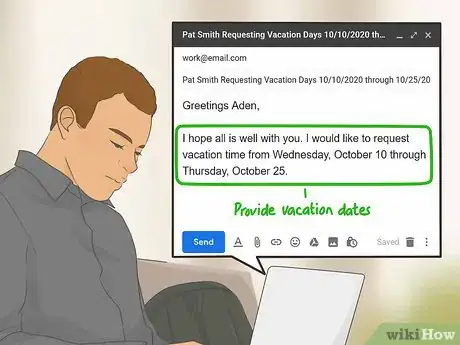 Image intitulée Request Time Off from Work by Email Step 7