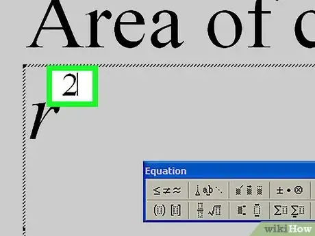 Image intitulée Add Exponents to Microsoft Word Step 17