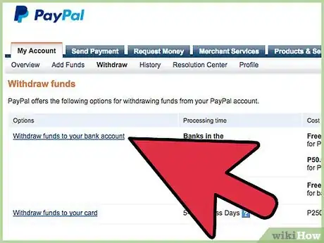 Image intitulée Use PayPal to Transfer Money Step 7