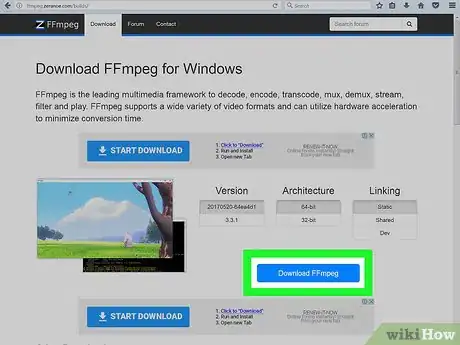 Image intitulée Install FFmpeg on Windows Step 1
