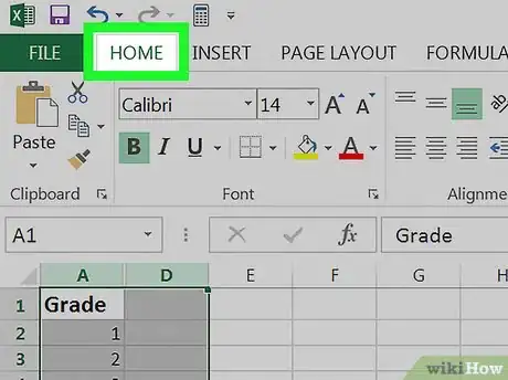 Image intitulée Unhide Columns in Excel Step 3
