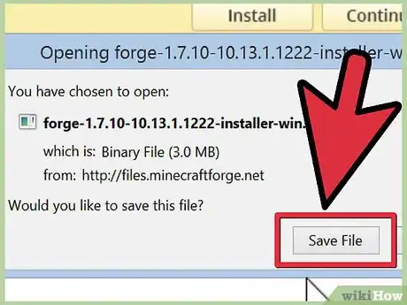 Image intitulée Install Minecraft Forge Step 3
