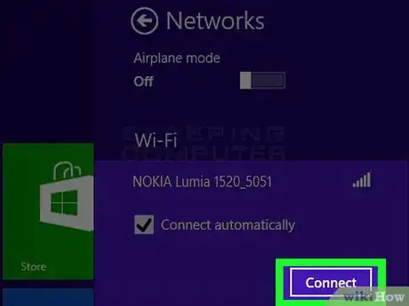 Image intitulée Connect to WiFi on Windows 8 Step 6