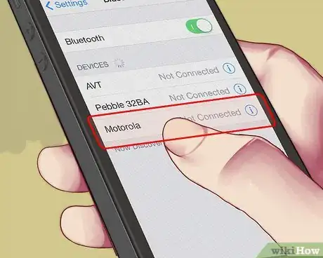 Image intitulée Pair a Motorola Bluetooth Step 5