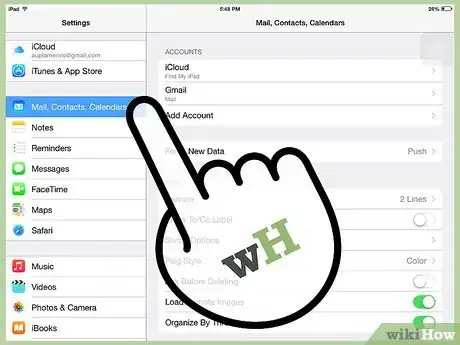 Image intitulée Sync a Hotmail Account on an iPad Step 2