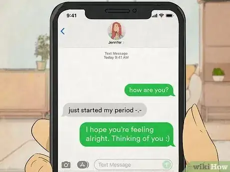 Image intitulée Comfort a Girl on Her Period over Text Step 1