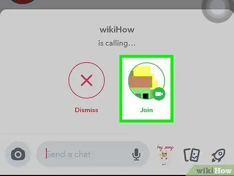 Image intitulée Video Chat on Snapchat Step 14