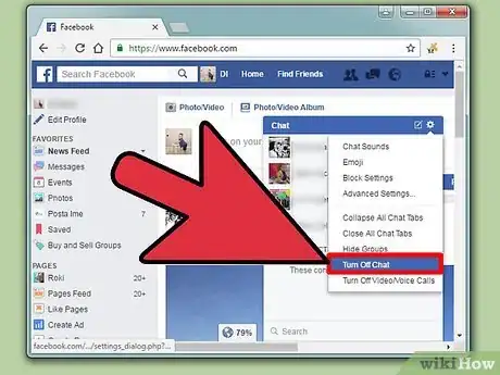 Image intitulée Turn Off Chat on Facebook Step 9