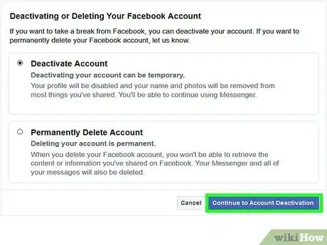 Image intitulée Block Access to Your Facebook Account Temporarily Step 13