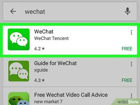 Image intitulée Install WeChat on Android Step 3