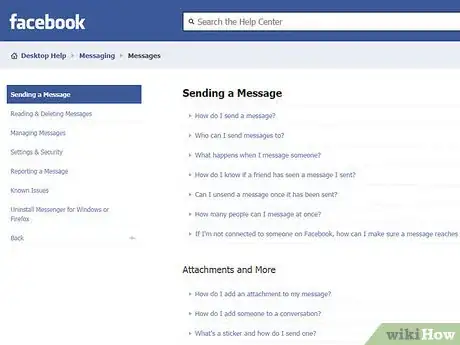 Image intitulée Send Messages on Facebook Step 1