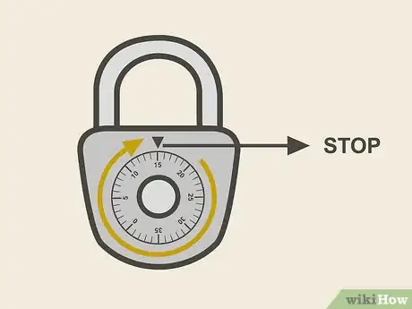 Image intitulée Open a Combination Lock Step 5