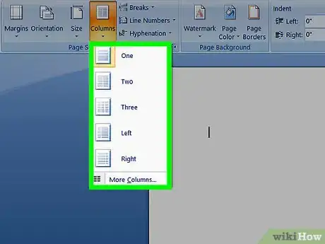 Image intitulée Add Columns in Microsoft Word Step 5