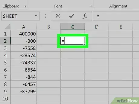 Image intitulée Subtract in Excel Step 24