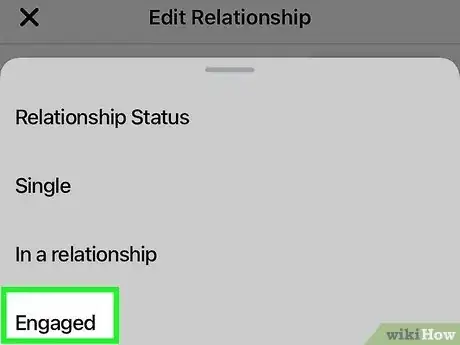 Image intitulée Change Your Relationship Status on Facebook Step 5