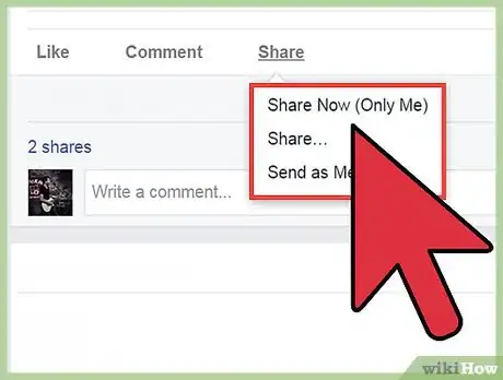 Image intitulée Repost on Facebook Step 6