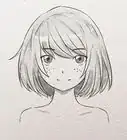 dessiner le visage d'un personnage de dessin animé ou d'un manga