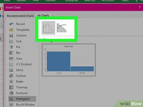 Image intitulée Create a Histogram in Excel Step 13