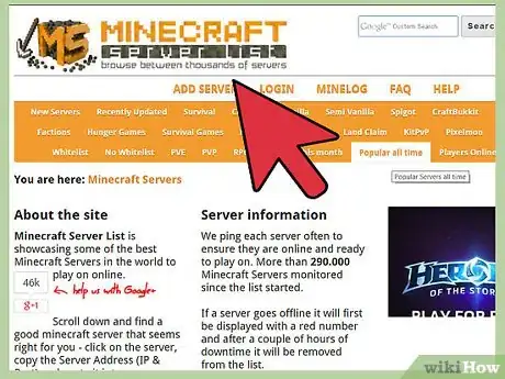 Image intitulée Join a Minecraft Server Step 1