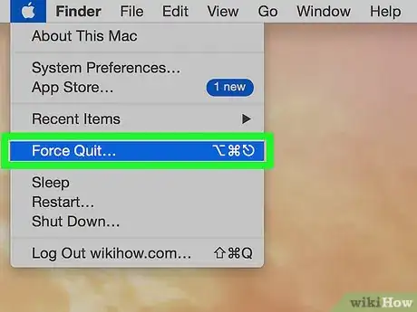 Image intitulée Force Quit an Application in Mac OS X Step 2