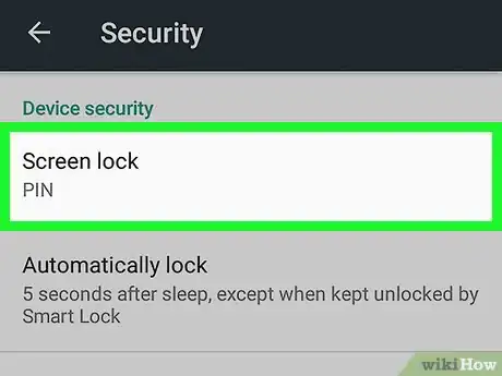 Image intitulée Turn Off the Lock Screen on Android Step 3